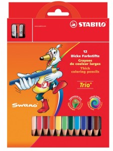 Matite Trio Stabilo 12 Colori - 203/2-12