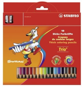 Matite Trio Stabilo 18 Colori  - 203/2-18