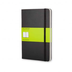 Taccuino Moleskine bianco large 13x21 rigida nera  - 50010