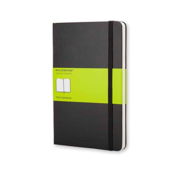 Taccuino Moleskine bianco large 13x21 rigida nera  - 50010