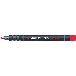 Pennarello Stabilo OHP F Rosso