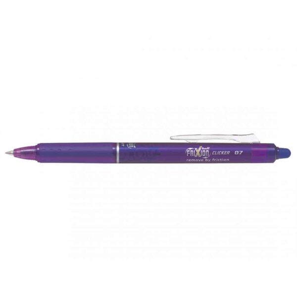 Pilot Frixion Penna Gel Clicker 0.7 Viola
