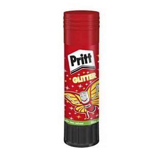 Colla PRITT stick glitter rossa 20g