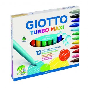 Pennarelli Giotto Turbo Maxi - 12 colori