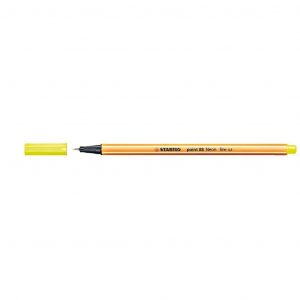 Stabilo pennarello punta fine Point 88 giallo
