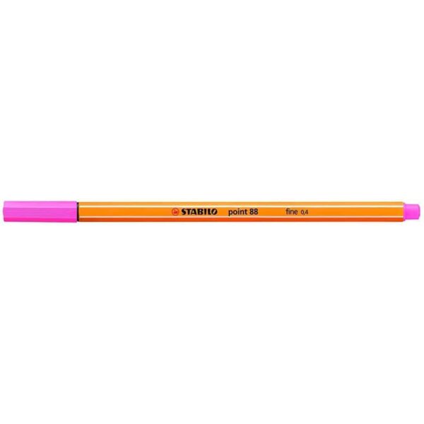Stabilo pennarello punta fine Point 88 rosa