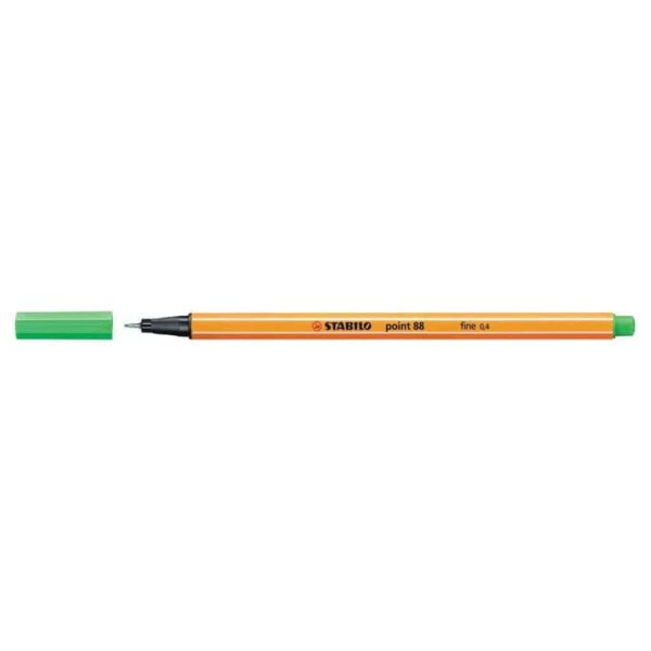 Stabilo pennarello punta fine Point 88 verde smeraldo chiaro