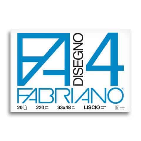 Album da disegno Fabriano F4 220 g/m² 20 33x48 cm ff. lisci 05200797
