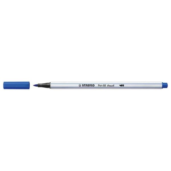 Pennarello Stabilo PEN68 Brush Blu Oltremare