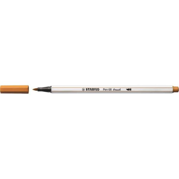 Pennarello Stabilo PEN68 Brush Ocra Scuro