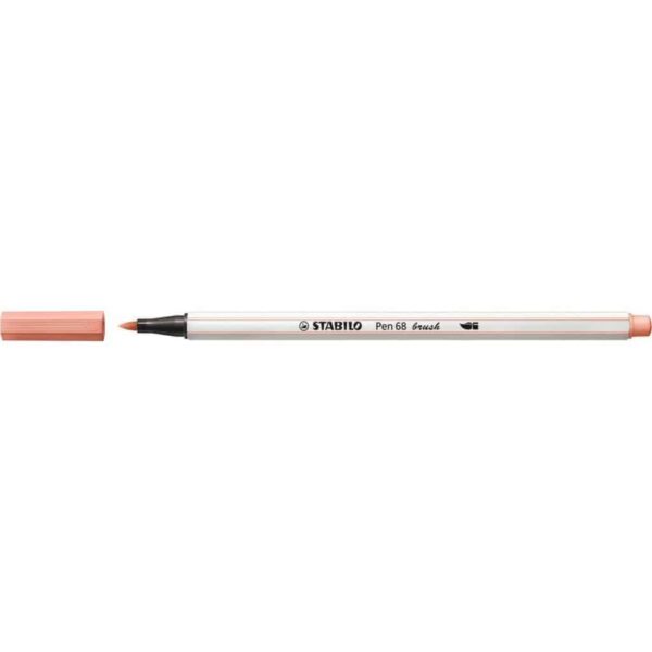 Pennarello Stabilo PEN68 Brush Rosa Chiaro
