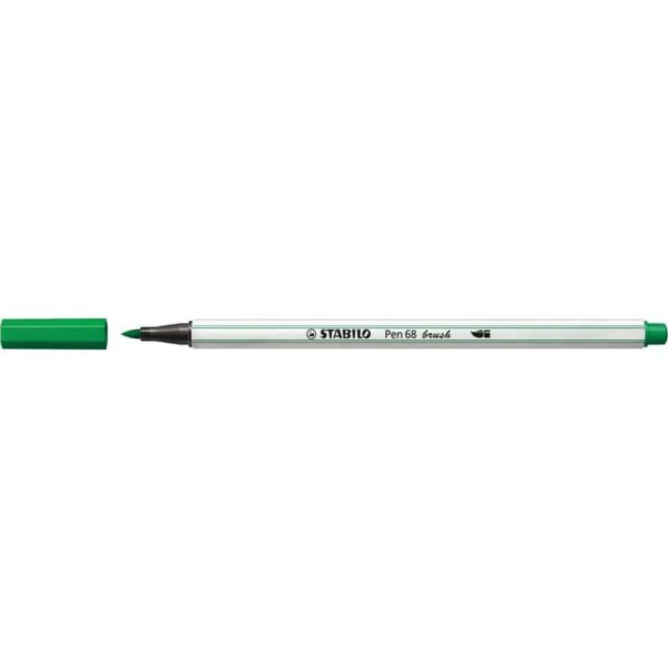 Pennarello Stabilo PEN68 Brush Verde Smeraldo