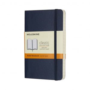 Taccuino Moleskine Copertina Morbida 9x14 Righe Blu