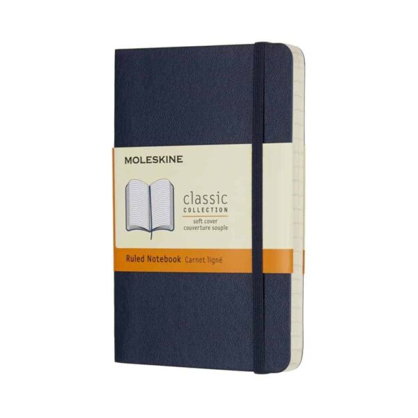 Taccuino Moleskine Copertina Morbida 9x14 Righe Blu