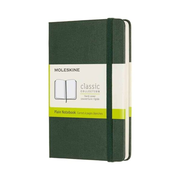 Taccuino Moleskine Copertina Rigida 9x14 Pagine Bianche Verde