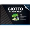 Giotto Album A4 Kids per disegno 10F 220gr Cartoncino nero