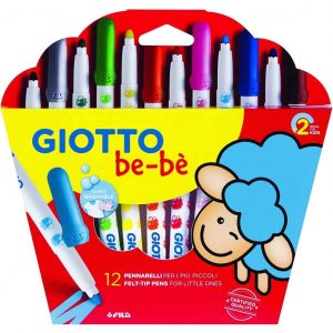Giotto be-bè astuccio pennarelli 12 pezzi assortiti