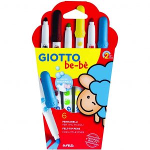 Giotto be-bè astuccio pennarelli 6 pezzi assortiti