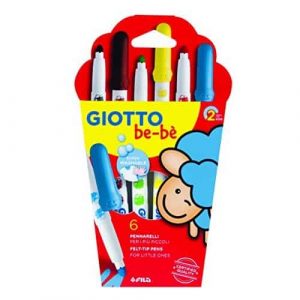 Giotto be-bè astuccio pennarelli 6 pz