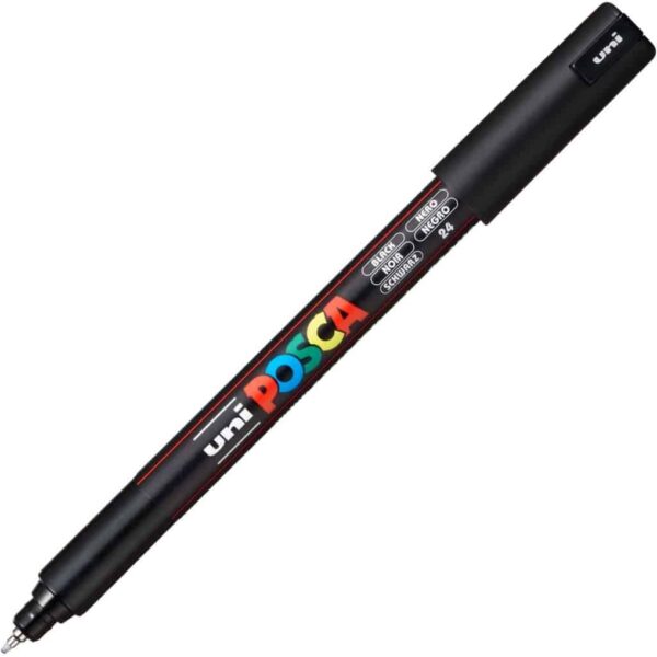 Uni Posca marcatore a tempera 0.7mm nero