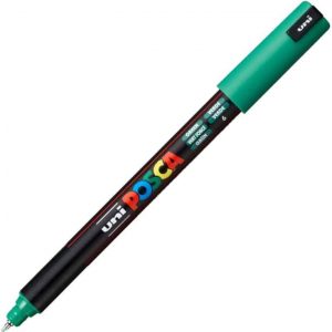 Uni Posca marcatore a tempera 0.7mm verde