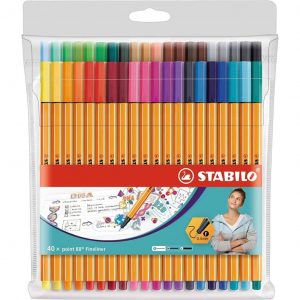 Confezione 40pz Stabilo Point 88 SCUOLAWEB