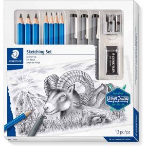 Matita Mars Lumograph Staedtler set ccomposto 4 matite Premium