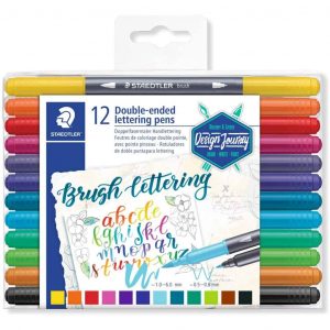 Pennarelli doppia punta Staedtler Marsgraphic duo 12 colori