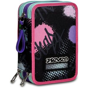 Astuccio 3 Zip Seven PINKYPOIS Girl