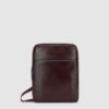 Borsello Piquadro porta Tablet in pelle Blue Square Mogano