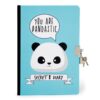 Diario Segreto con Lucchetto You Are Pandastic A5 96 Fogli 80gr