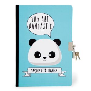 Diario Segreto con Lucchetto You Are Pandastic A5 96 Fogli 80gr