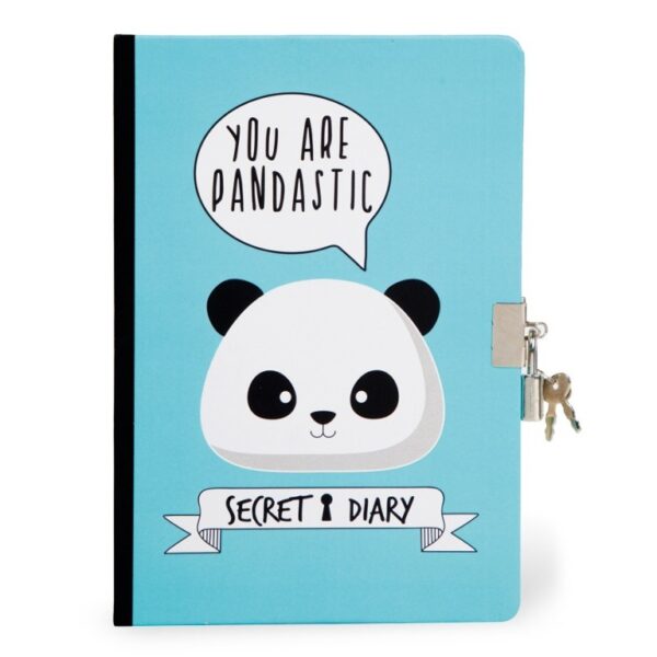 Diario Segreto con Lucchetto You Are Pandastic A5 96 Fogli 80gr