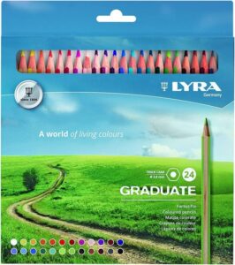 Lyra Graduate Pastelli colorati 24 pz colori assortiti