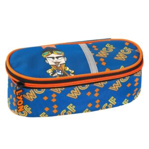 Astuccio Ovale Lyon Gamer Blu Arancio