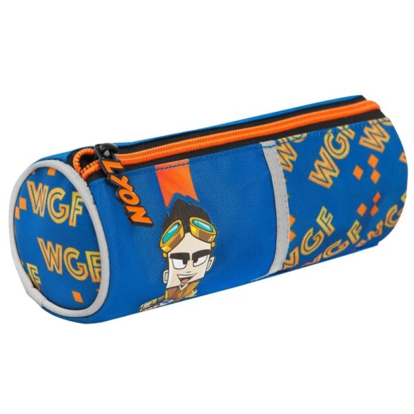 Lyon Gamer Astuccio Tombolino Blu Arancio