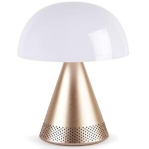Lexon MINA L AUDIO Lampada a LED Portatile Ricaricabile + Altoparlante Oro