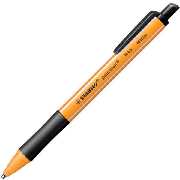 Penna a sfera Ecosostenibile - STABILO pointball - CO2 neutral - Nero