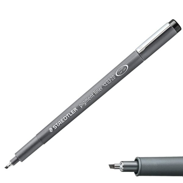 Fineliner Staedtler Pigment Liner scalpello 2mm