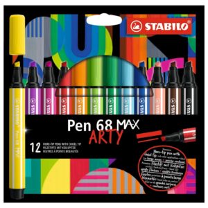 Stabilo Pen 68 Max Arty Confezione 12 colori assortiti SCUOLAWEB
