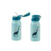 Borraccia Termica In Acciaio Inox con Beccuccio Trasparente e Tappo Richiudibile Dino 350ml
