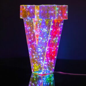 Lampada Lettera V Led altezza 25cm USB