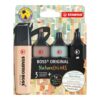 Evidenziatore Stabilo Boss Nature Colors Astuccio 4 colori su linait