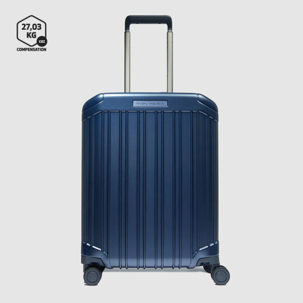 Trolley cabina rigido ultra slim a quattro ruote PQ-Light blu opaco BV4425PQL/BLUO