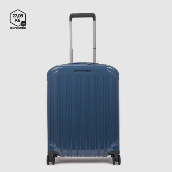 Trolley cabina rigido ultra slim a quattro ruote PQ-Light blu cobalto BV4425PQL/BLU