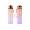 Borraccia Motivazionale in Tritan Arancione e Lilla 1000ml