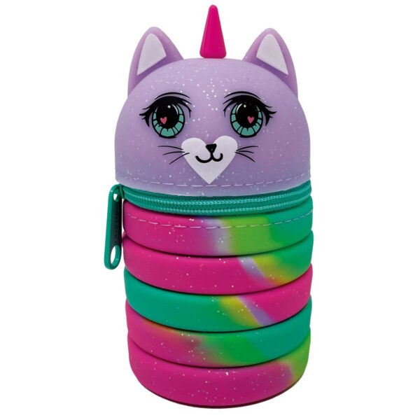 Astuccio Allungabile in Silicone Gatto Unicorno su linait