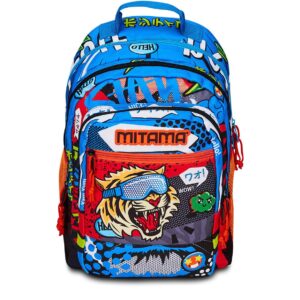Mitama Zaino Triplo Scomparto 30lt Tiger Wild Blu Nero su linait