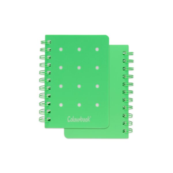 Quaderno Spiralato Pin IT A6 5 mm personalizzabile Irish Green su linait