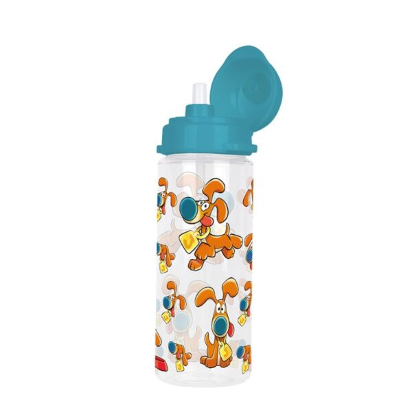 Borraccia in Acrilico trasparente con Beccuccio J The Dog 400ml